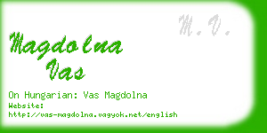 magdolna vas business card